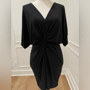 Karlie Twist Front Black Dress NWT